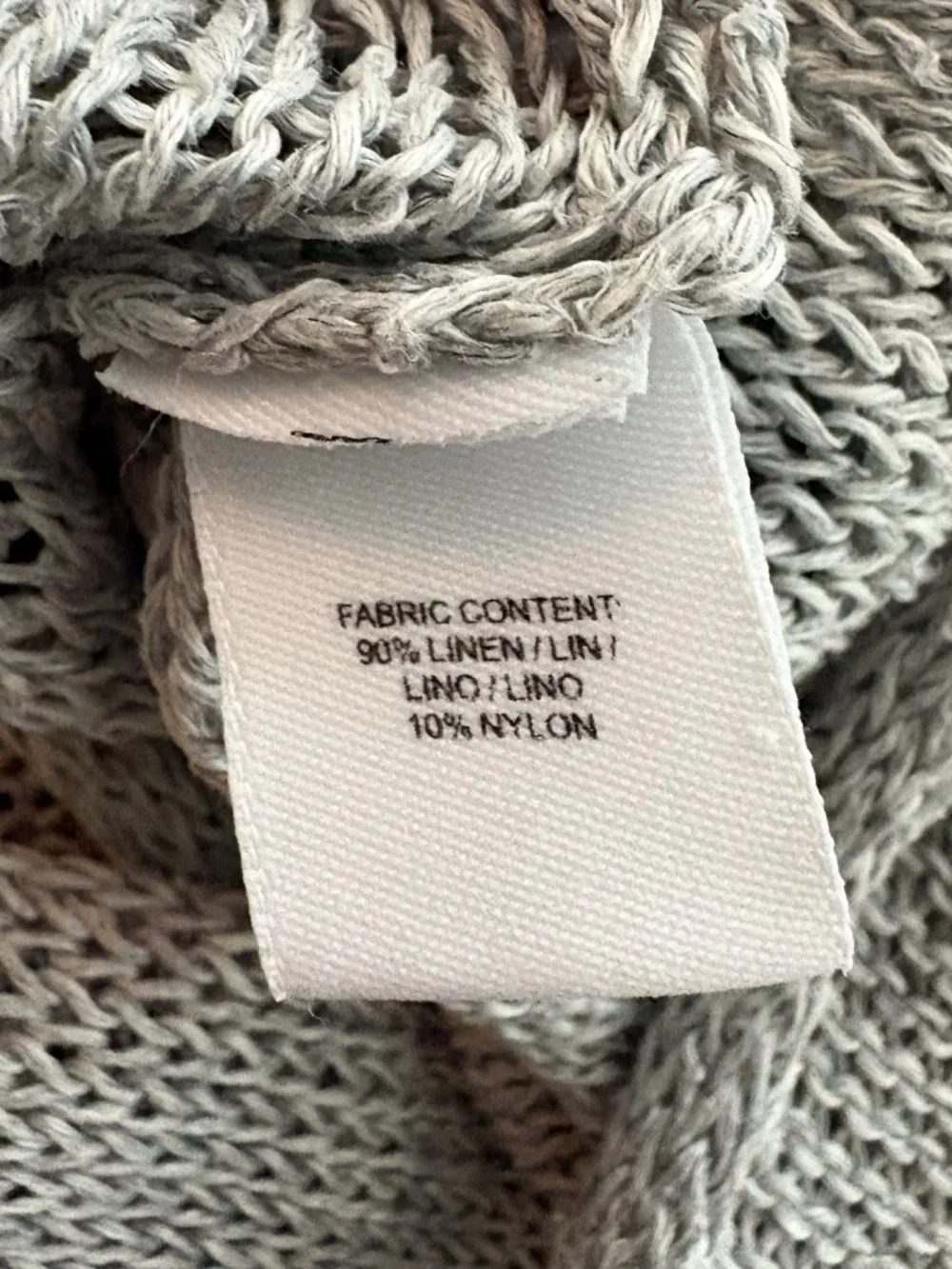 Derek Lam 10 Crosby Gray Open Back Knit Sweater M